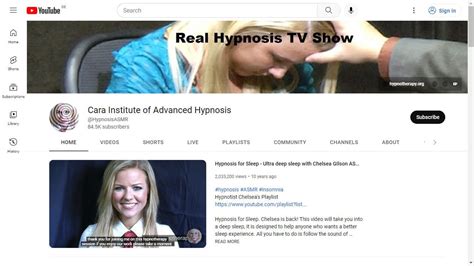 hypnotherapy youtube|best hypnotist on youtube.